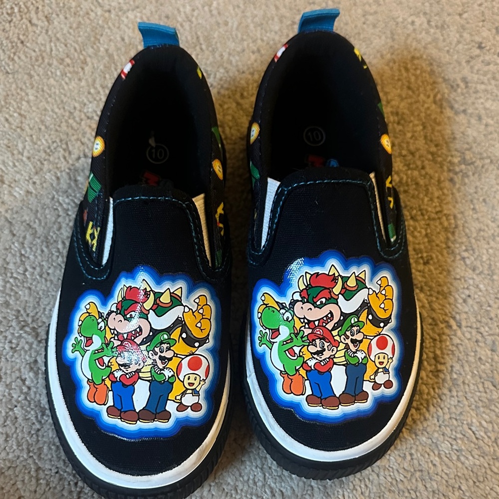 Mario Slip-On Shoes - Black